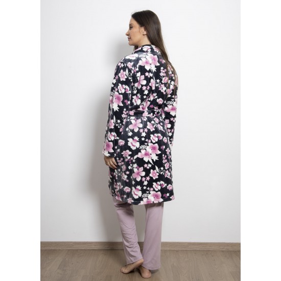 Ρόμπα fleece floral